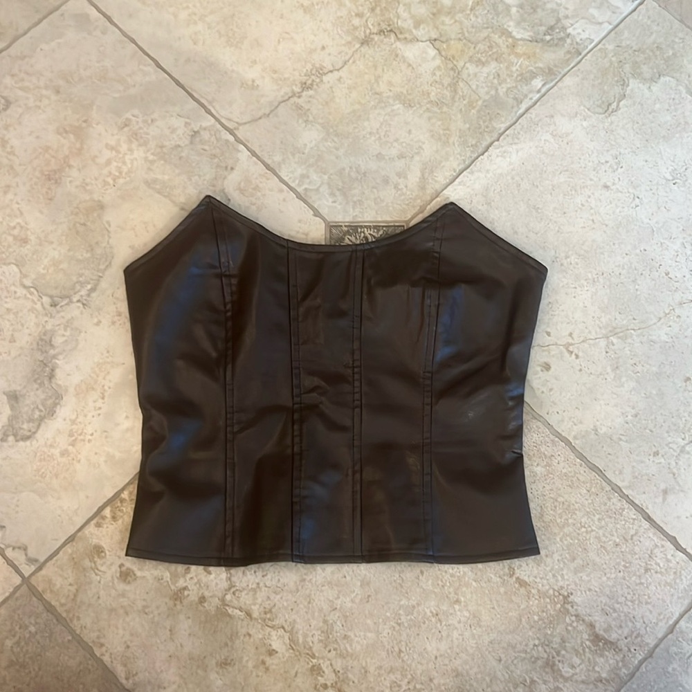 Leather Brown Corset